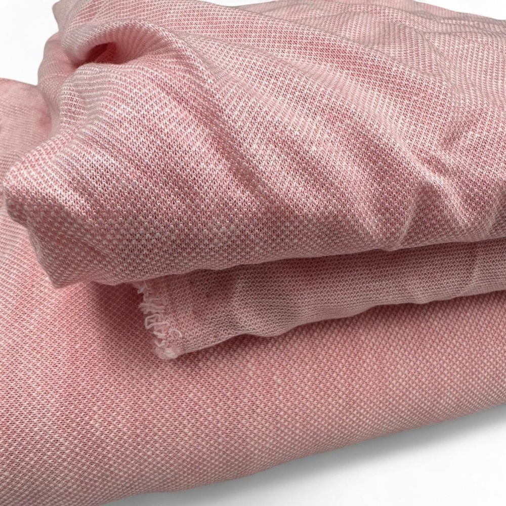 Pink Salmon Cotton Knit Fabric Bundle – 2 Pieces, 1.5–2.5 Yards Each - Picture 2 of 4